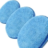 3 x Microfibre Foam Sponge Polish Wax Applicator Pads Car Care Home Cleaning