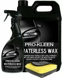 ProKleen Car Waterless Wax Cleaner Polish & Cloths Valet Car Care Kit