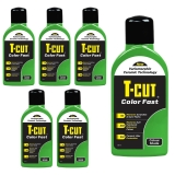 T-Cut Colour Fast Car Polish Restore Green Care Paint 500ml x6