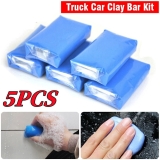5Pcs Detailing Car Clay Bar Wash Cleaner Waxing Polish Treatment Magic Mud Care