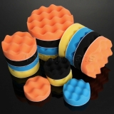 4pcs 3″ 4″ 5″ 6″ Sponge Polishing Cleaning Waffle Buffing Pad Buff Car Care Hot