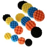 3″ 4″ 5″ 6″ Sponge Polishing Pad 4 Pcs Car Care Cleaning Waffle Buffing Buff Kit