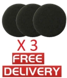 3 X Polish Applicator Pads Kent Car Care Cleaning Valeting – BLACK