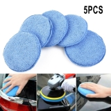 5-pack Superfine Fiber Car Wax Applicator Pad Polishing Sponge Car Care