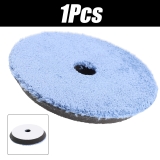 Blue 6 Microfiber Polishing Cleaning Pad Disc Tool For Car Care Detail Waxing