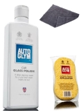 AUTOGLYM CAR GLASS POLISH 325ml + FREE Sponge + Microfibre Cloth FREE DELIVERY