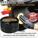 Car Plastic Restorer Wax Renovation – Interior Trim & Panel Shine Polish