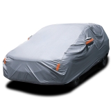 M-XXL Full Car Cover Rain Outdoor All Weather Protector Dust Resistant For Sedan