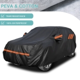 Fit Audi A3 Heavy Duty Waterproof Car Cover Cotton Lined 2 Layer Windproof Cover