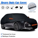 For Mini Cooper Waterproof Car Cover 6 Layer PEVA & Cotton Rain Snow UV Protect