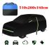 Heavy Duty Waterproof Car Cover Cotton Lined For Audi A3 Windproof Full Cover