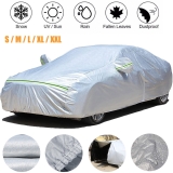 S-XXL Full Car Cover Rain Outdoor All Weather Protector Dust Resistant For Sedan