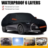 Heavy Duty Waterproof Car Covers Rain Snow UV Protection Outdoor For Mini Cooper