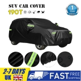 XXL/Full Outdoor SUV Car Cover Waterproof Snow Rain UV Dust Resistant Protection