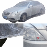 Universal Clear Plastic Temporary Disposable Car Covers Waterproof Dust Snow new