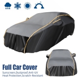 Heavy Duty Waterproof Car Cover 6 Layer PEVA +Cotton Cover Rain Snow UV Protect