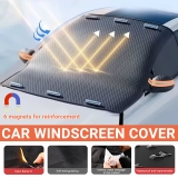 Heavy Duty Magnetic Car Windshield Snow Cover Shield Against Ice Frost and UV