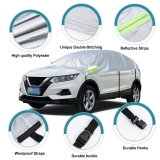 Half SUV Car Cover Top Roof Sun UV/Rain Protection Waterproof Outdoor Universal