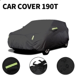 Heavy Duty Waterproof Car Cover Rain Snow UV Protection Outdoor Breathable Large