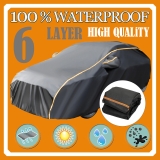 Heavy Duty Waterproof Car Cover PEVA &Cotton Cover Rain Snow UV Protect