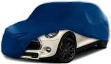 To fit Nissan Micra Breathable Soft Fabric Indoor Garage Car Cover  BLUE