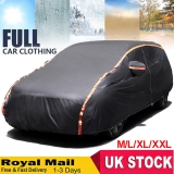 Universal Heavy Duty Waterproof Car Cover – Rain Snow UV Full Protection Outdoor
