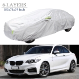 For 2 Series 6-Layers Car Full Cover Waterproof Sun UV Rain Snow Dust Protection