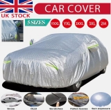 6 Layer Car Cover Waterproof All Weather Protector UV Resistant Snow Dustproof
