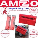 2x Neilsen Magnetic Fender Cover Red Scratch Guard Car Wing Protector – CT1886