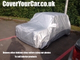 Indoor / Outdoor Fitted Car Cover for the Classic Mini with Mirror Pockets.