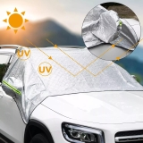 Universal Windscreen Cover Sun Shade UV Protector for Cars, SUVs & Mirror Flaps