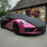 For Porsche Carrera S GT Stretch Satin Car Cover Indoor Dustproof Anti-Scratch