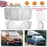 For Ford Transit Custom 2012-22 Internal Thermal Windscreen Cover Window Blinds