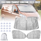 For Ford Transit Custom Internal Thermal Windscreen Cover Window Blinds Blackout