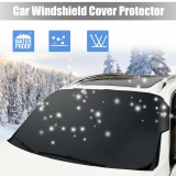 WINDSCREEN COVER SNOW Car Window Screen Frost Ice Snow Dust Protector Lge