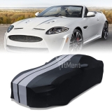 Satin Stretch Indoor Full Car Cover Dustproof Anti Scratch For Jaguar XK X150