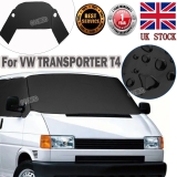 WINDOW CAMPER SCREEN CURTAIN WRAP FROST COVER BLACK BLIND FOR VW TRANSPORTER T4