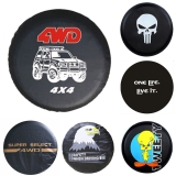 Spare Wheel Cover Car Tire Tyre Soft Leather Cover Case Bags Pouch Protector