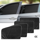 Magnetic Black Car Window Sun Shade Visor Cover Shield UV Protector Accessories
