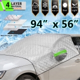 Car Windscreen Frost Cover Snow Shield Window Side Mirror Protector – Universal