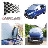 FORD TRANSIT CUSTOM THERMAL SCREEN WRAPS 2013 ON (ALL MODELS) GREY/SILVER