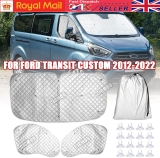 For Ford Transit Custom Internal Thermal Windscreen Blinds Cover Frost Protect