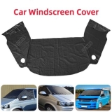 FOR VW TRANSPORTER T4 WINDOW SCREEN CURTAIN WRAP WINDSCREEN COVER BLACK BLIND UK