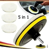 5 Inch Car Polishing Kit Waxing Sponge Pad Wool Disc Wheel Paint Care Buffing