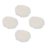Random Orbital Sander Polishing Pads 4pcs Lambswool 125mm for Car Care