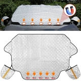 Large Car Windscreen Cover Magnet Windshield Frost Rain Snow Sun Shade Protector