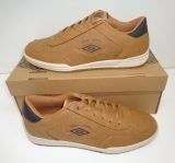 UMBRO Mens Casual New Trainers Comfort Foam Shoes Brown RRP £50 UK Size 7.5