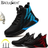 Work Shoes Safety Steel Toe Cap Boots Mens Trainers Lightweight Hiking Lace Up