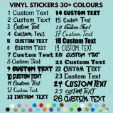 Personalised Name Vinyl Sticker Word Text Cut Text Font Sticker Sentence Letter