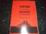LUCAS CLASSIC MOTORCYCLE EQUIPMENT & PARTS CATALOGUE FOR MODELS 1958-62 LUC10